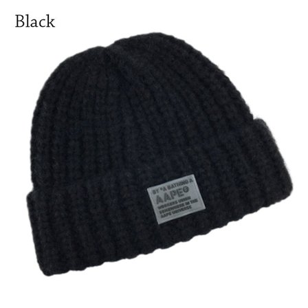 Strikket lue lue luer SVART