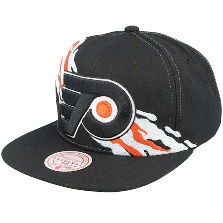 Mitchell & Ness - NHL Noir snapback Casquette - Philadelphia Flyers Vintage Paintbrush Black Snapback @ Hatstore