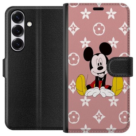 Kompatibelt Lommeboketui til Samsung Galaxy S25 Mickey Mouse