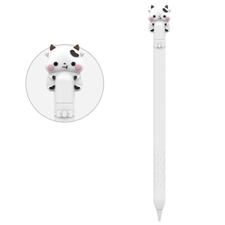 AHASTYLE PT129-1 Fodral för Apple Pencil (1:a generationen) Stylus Penna Tecknad Djur Silikon Skydd_Specialgåva
