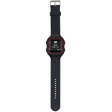 Udskiftningsrem til Forerunner 25 urrem, kompatibel med Garmin Forerunner 25 Smart Watch - stor/mand.