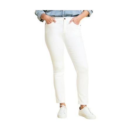 Marina Rinaldi, Denim Jeans Wit, Dames, Maat:3XL
