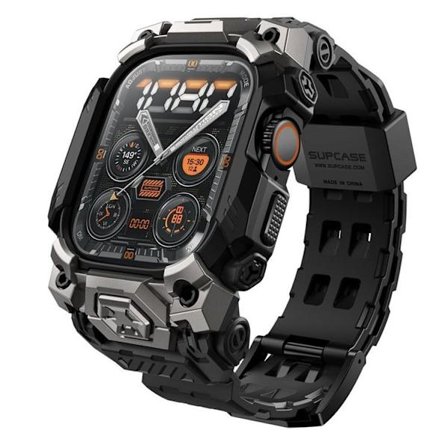 SupCase Apple Watch Ultra 1/2 (49mm) Skal med Armband UB ORE - Svart