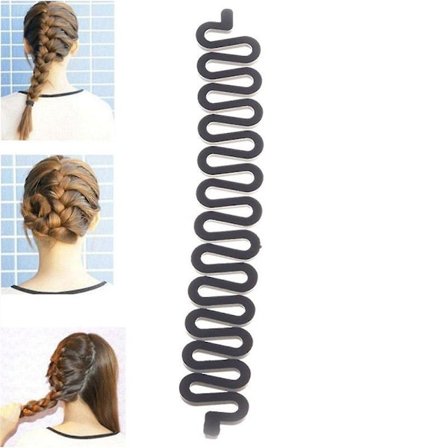 2 kpl Naisten muoti Magic Hair Styling Clip Stick Braid Tool Hiustarvike