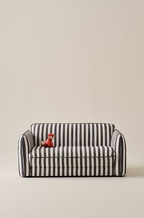 Jotex - Mini Kindersofa Zwart-wit Zwart-wit - MOLTON - Koop Kinderbanken bij Jotex
