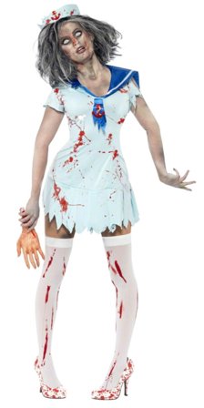 ZOMBIE SEILER DAME KOSTYME L