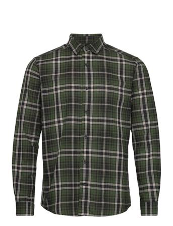 Onskit Reg Struc Check Ls Shirt Green ONLY & SONS