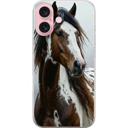 Yhteensopiva Puhelinkuori Apple Apple iPhone 16 Häst Djurmotiv Grafisk Design Natur Kraftfullt Motiv