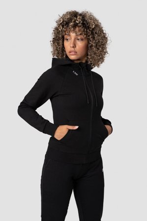 ICANIWILL - Activity Zip Hoodie Black Wmn - Damen - ICIW