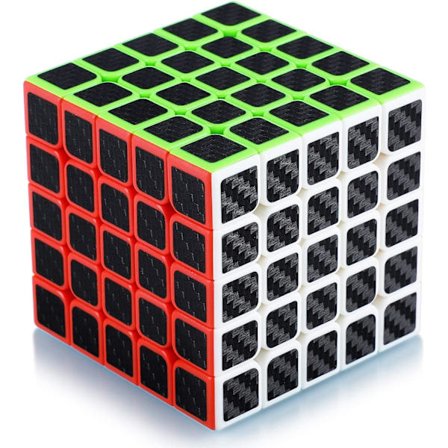 Magic Speed ​​Cube5x5x5 Speed ​​Cube Magic Cube Karbonfiber Stic
