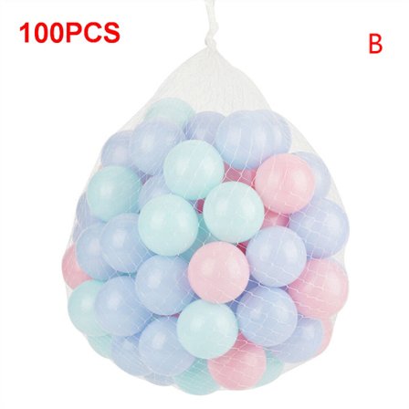 Rolig 100/200 färgglad boll Mjuk plast Ocean Ball Baby Kids S