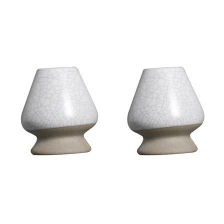 1/2/3 Håndlaget Matcha Visp Stativ Teseremoni Tesett for Hvit med Sprekk 6 x 7cm 2S