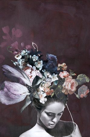 Malerifabrikken - Plakat Haute couture 5 - Lilla - Posters - Fra Homeroom