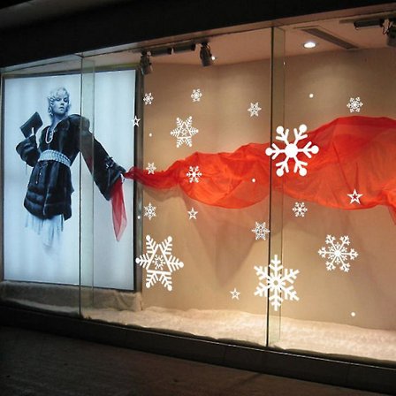 Jouluikkunatarrat Lumihiutaleet Tarrat Jouluun