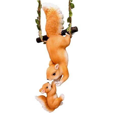 Kreative Simulerede Egern Ornamenter Have Udendørs Dekorationer