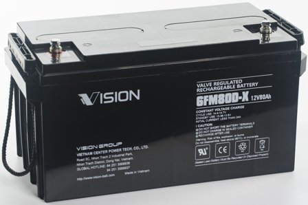 Vision 6FM80 Batteri 12V, 70 Ah, Elfördelning & strömförsörjning