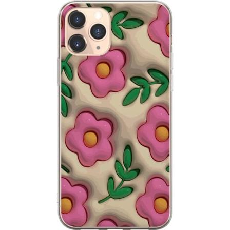 Apple iPhone 11 Pro Gennemsigtig cover Boblende Blomster