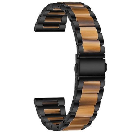 Black Honey Black Honey kompatibel med Garmin Venu/vivoactive 3 Music 20mm Stål+resin reim