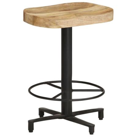 Vidaxl Barstolar 2 St 52 Cm Massivt Mangoträ Brun