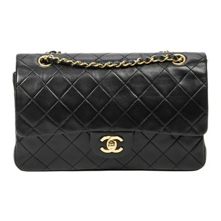 Chanel Vintage Pre-owned Shoulder Väska svart, Dam Vintage Väskor, Dam, Storlek: ONE SIZE