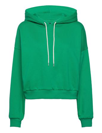 Vintage Soft Cropped Hoodie Hettegenser Genser Grønn GAP