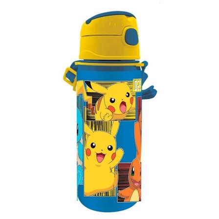 Pokémon elektrisk aluminiumflaska med krok 600 ml