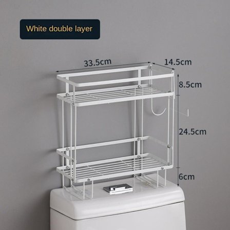 Oppbevaring Hylle Plasssparer Organizer HVIT