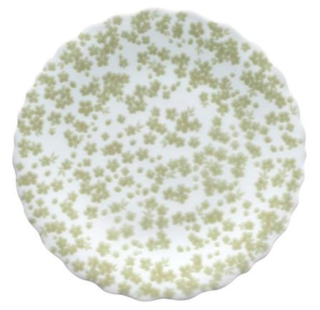 Wik & Walsøe Slåpeblom Tallerken Grønn Ø21