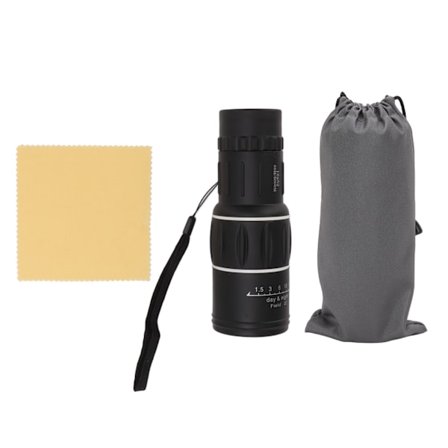 16x52 Monokulær Teleskop Høy Brytningsindeks BAK4 Prisme Høy Effekt Bærbar Monokulær for Utendørs Fotturer Konserter