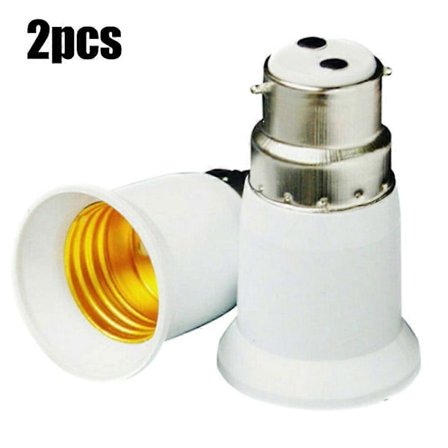 BC B22 til Es E27 Adapter Bajonettfatning Downlight Edison Skrue Pære Konverter Holder