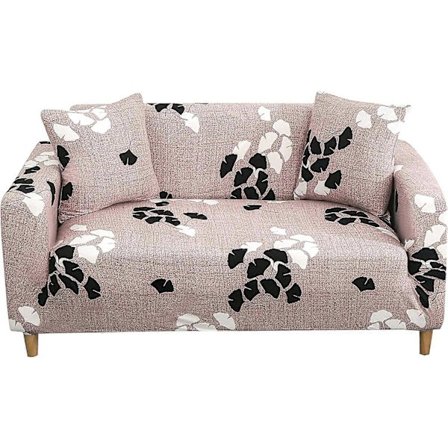 Sofföverdrag, Halkfritt Sofföverdrag med Blomstermönster (Brunt Lönnlöv, 1-sits Sofföverdrag: 90-140cm)