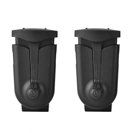 2-pack Walkie Talkie bältesklämma för Motorola T5720 T5420 T5428 T5628 T5725 T5320 Svart