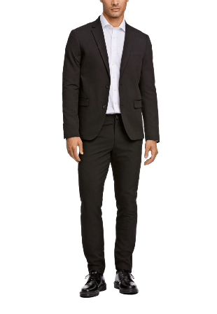 Lindbergh Fine twill stretch Suit Kostymer Herr Svart 54