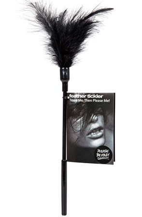 Tease Me Then Fuck Me Feather Tickler Black - Woome.pl