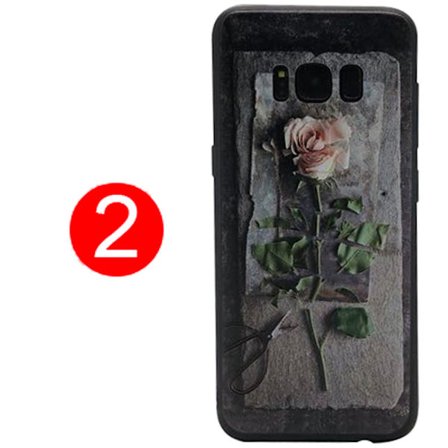 Blommiga Skyddsskal för Samsung Galaxy S8 Plus