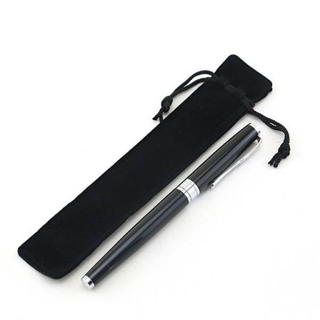 #18 Pakke Fløjlspenpose med Snøre til Fyldpen Blyant Kuglepen#