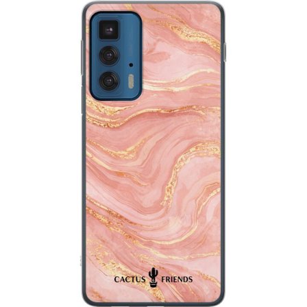 Yhteensopiva Puhelinkuori Motorola Motorola Edge 20 Pro Cactus and Friends – RoseGoldFlow