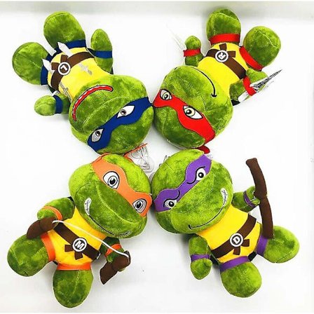 25 cm Teenage Mutant Ninja Turtles Tmnt Leo Raph Myk utstoppet plysj dukkeleke