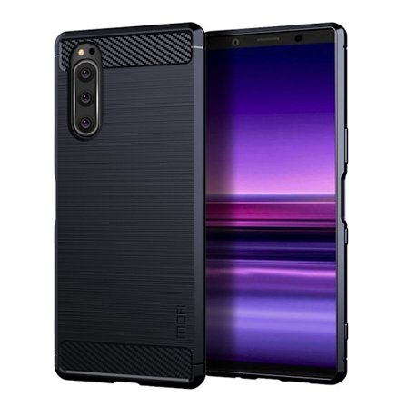 MoFi Carbon Sony Xperia 5 skal - Mörkblå