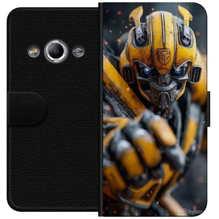 Yhteensopiva Lompakkokotelo Samsung Galaxy Xcover 3 Bumblebee-robotti Transformers keltainen meka toiminta sci fi soturi yksityiskohtainen cyberpunk s