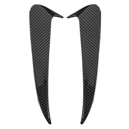 Kolfiber Bakre Stötfångarspoiler Skydd Sida Canard För - C Klass W205 C43 C63 2014-2019