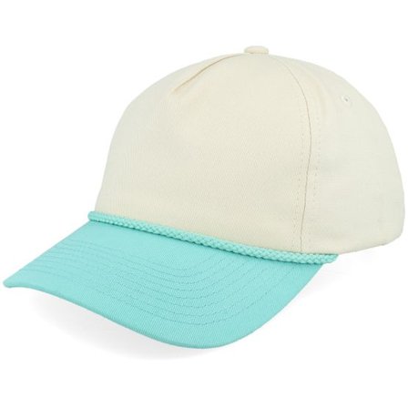 Equip - Grå unconstructed Keps - Rope Stone/Mint Green Mid A-Frame Adjustable @ Hatstore