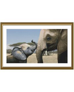 Broderikit Billede Elefanter - Nova Sloboda