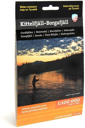 Calazo Fjällkarta Kittelfjäll - Borgafjäll 1:100 000