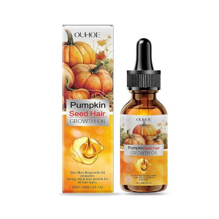 Kurpitsansiemen hiuksille