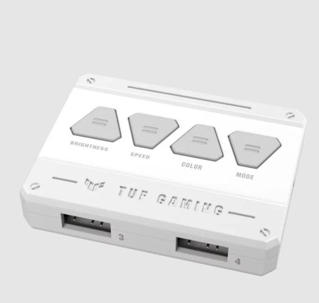 ASUS TUF Gaming TF120 ARGB - White Edition - kabinettvifte