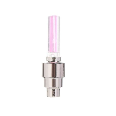 Modetænder Dæklampe Led Cykelhjul Lampe Cykelventil Lys Cykel Tilbehør 4stk-pink