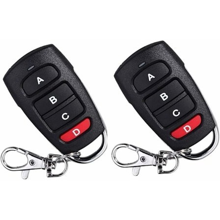 2 kpl Universaali Korvaava Kaukosäädin Sähköiseen Autotallin Porttiin 433 MHz