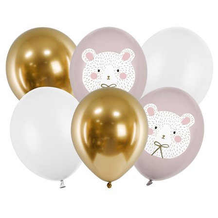 Balloner Isbjørn Mix 6-pak