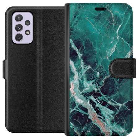 Kompatibelt Lommeboketui til Samsung Galaxy A52s 5G Marmor